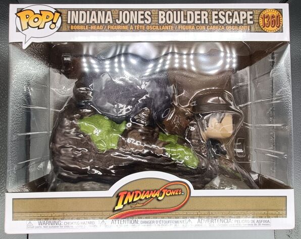 #1360 Indiana Jones Boulder Escape Movie Moment Disney