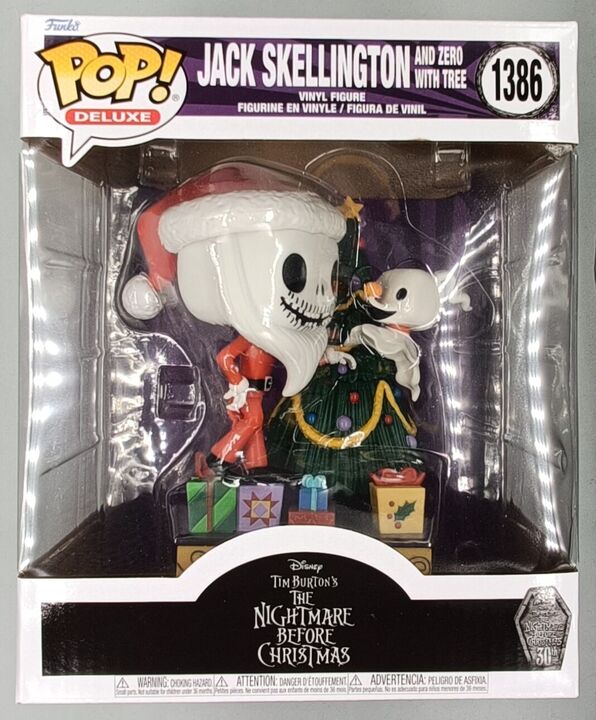 #1386 Jack Skellington and Zero w/Tree - Deluxe Disney TNBC