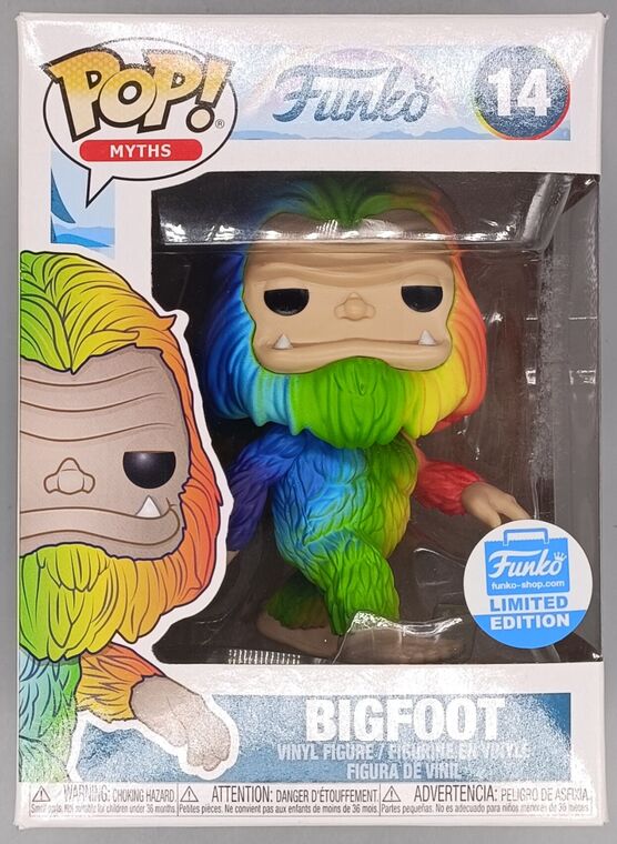 #14 Bigfoot (Rainbow) - Pop Myths - BOX DAMAGE