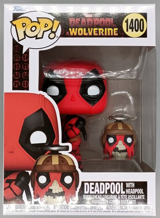 #1400 Deadpool w/Headpool - Marvel Deadpool 3 Wolverine