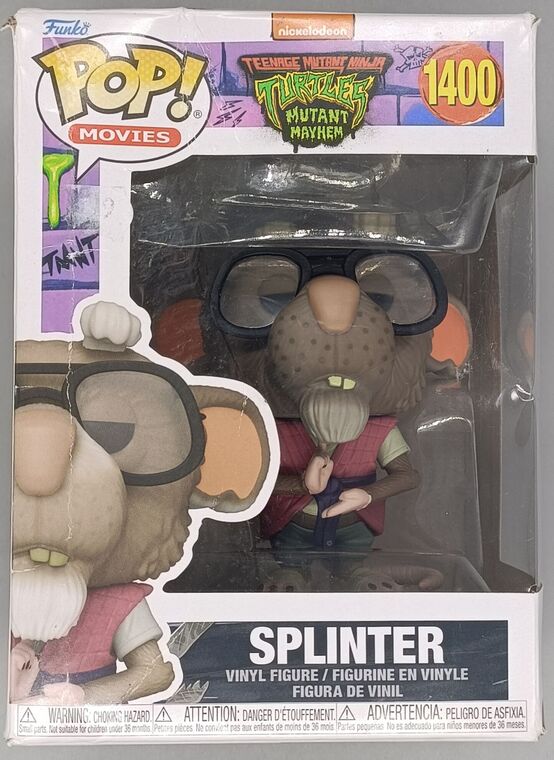 #1400 Splinter - Teenage Mutant Ninja Turtles (TMNT) DAMAGED