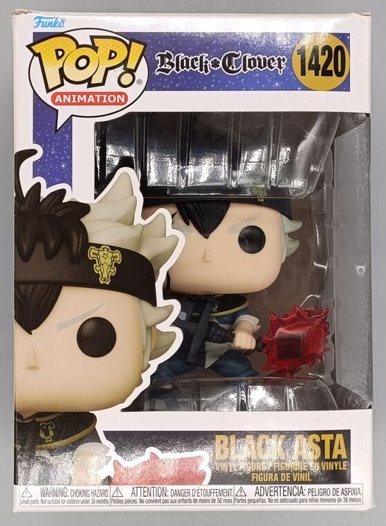 #1420 Black Asta - Black Clover - BOX DAMAGE