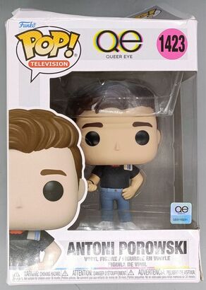 Show more information on #1423 Antoni Porowski - Queer Eye - BOX DAMAGE #1423 Antoni Porowski - Queer Eye - BOX DAMAGE