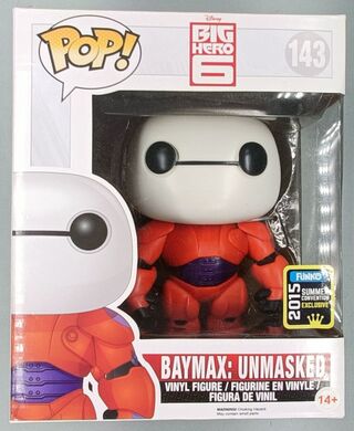 #143 Baymax Unmasked - 6- - Pop Disney - 1,008pc LE