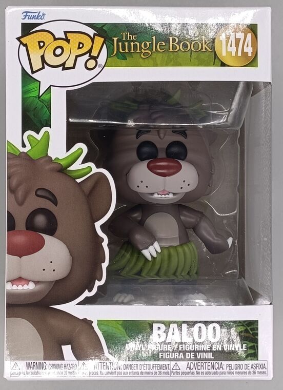 #1474 Baloo - Disney The Jungle Book - BOX DAMAGE