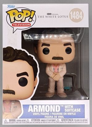#1484 Armond with Suitcase - White Lotus