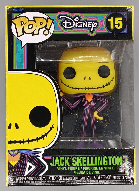 #15 Jack Skellington - Blacklight - Disney TNBC - DAMAGED