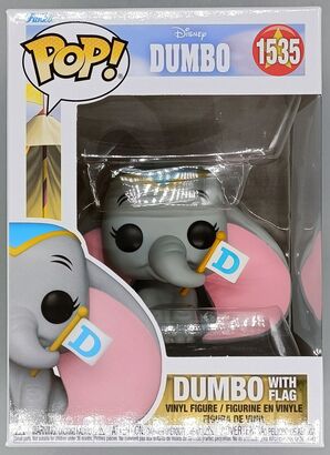 #1535 Dumbo with Flag - Disney Dumbo