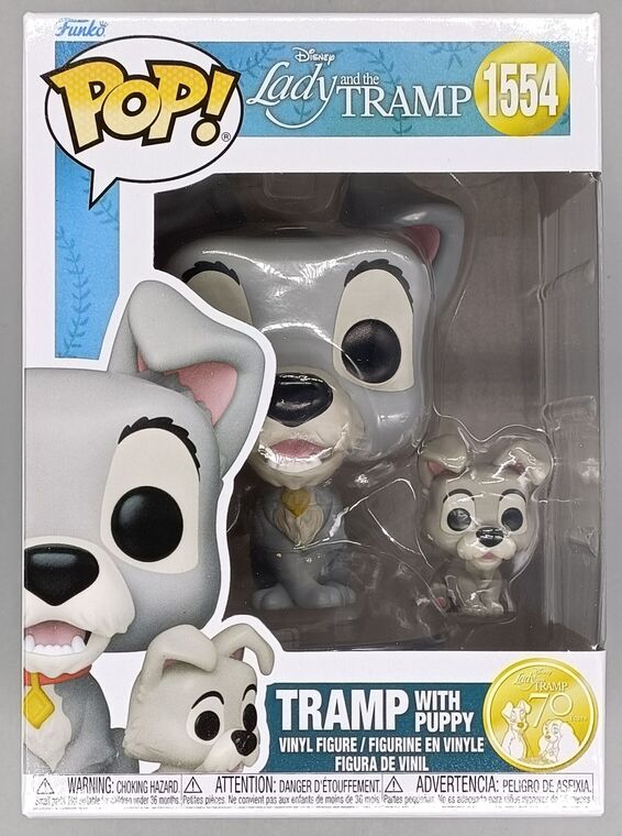 #1554 Tramp with Puppy - Disney Lady and the Tramp
