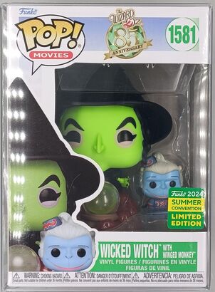 #1581 Wicked Witch w/Winged Monkey - The Wizard of Oz 85th A