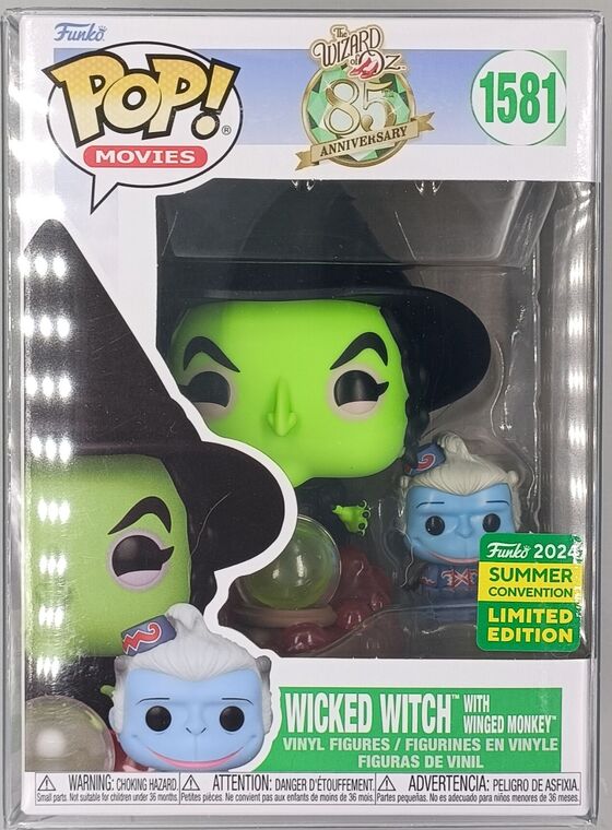 #1581 Wicked Witch w/Winged Monkey - The Wizard of Oz 85th A