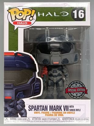 #16 Spartan Mark VII (with Shock Rifle) - Halo - BOX DAMAGE