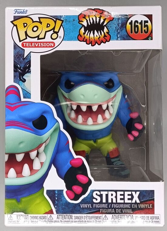 #1615 Streex - Street Sharks - BOX DAMAGE