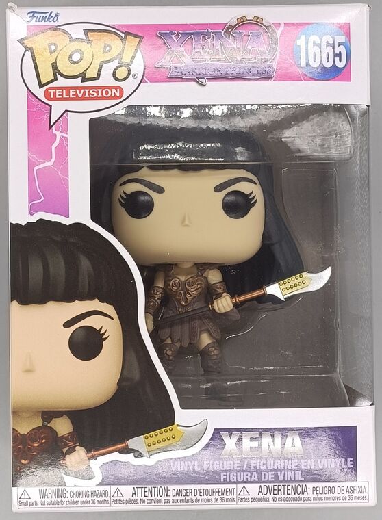 #1665 Xena with Spear - Xena: Warrior Princess - BOX DAMAGE