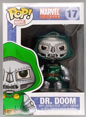 #17 Dr. Doom - Metallic - Marvel - BOX DAMAGE