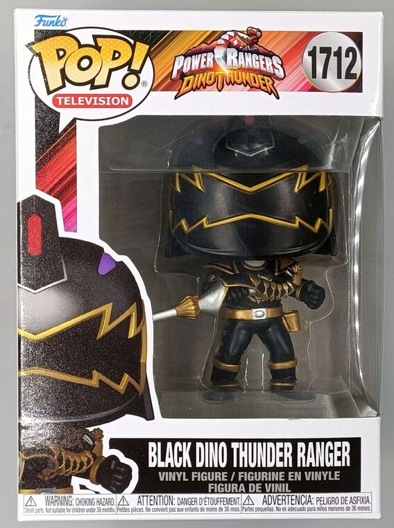 #1712 Black Dino Thunder Ranger - The Power Rangers: Dino Th