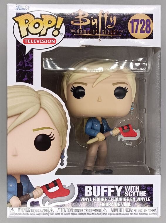 #1728 Buffy w/Scythe - Buffy the Vampire Slayer BOX DAMAGE