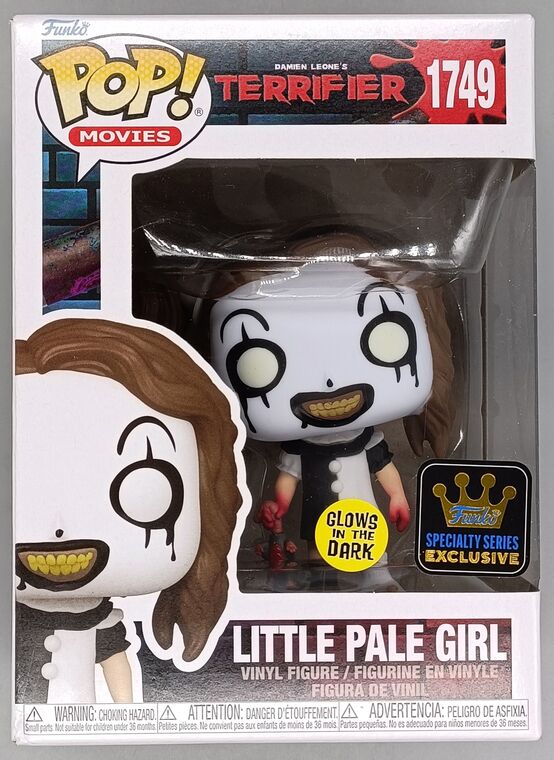 #1749 Little Pale Girl - Glow - Terrifier Horror BOX DAMAGE