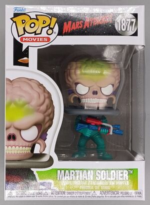 #1877 Martian Soldier with Atomic Ray Gun - Mars Attacks