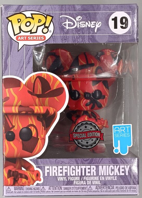#19 Firefighter Mickey - Art Series - Disney