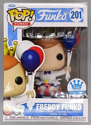 #201 Freddy Funko (in Cake) Funko (Freddy) 2nd - BOX DAMAGE