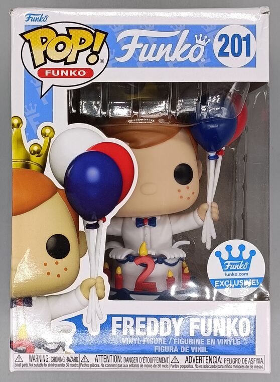 #201 Freddy Funko (in Cake) Funko (Freddy) 2nd - BOX DAMAGE