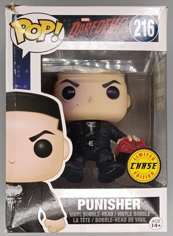#216 Punisher (Holding Mask) Chase Marvel Daredevil DAMAGED