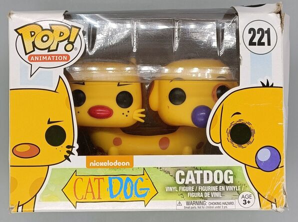 #221 Catdog - Nickelodeon Cat Dog - BOX DAMAGE