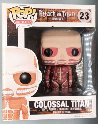 #23 Colossal Titan - 6 Inch - Attack on Titan - BOX DAMAGE