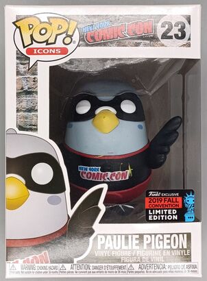 #23 Paulie Pigeon (Black)   Icons  NYCC Exclusive 201 DAMAGE