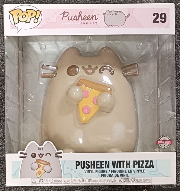 #29 Pusheen (with Pizza) - 10 Inch - Pusheen - BOX DAMAGE