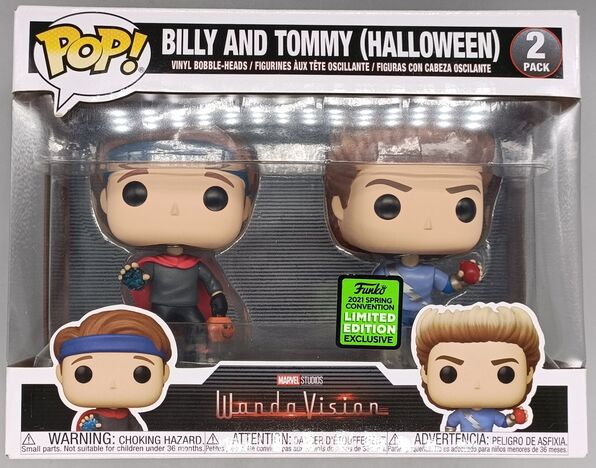 [2 Pack] Billy and Tommy (Halloween) Marvel Wandavisi DAMAGE