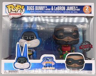 [2 Pack] Bugs Bunny & LeBron James (as Batman & Robin) Space