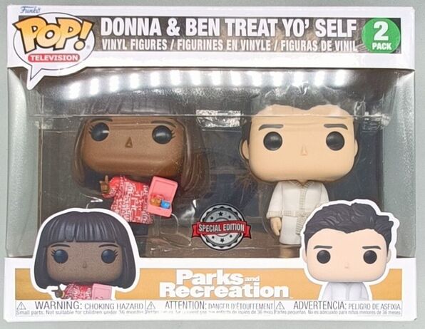 [2 Pack] Donna & Ben Treat Yo' Self - Parks and Recreation