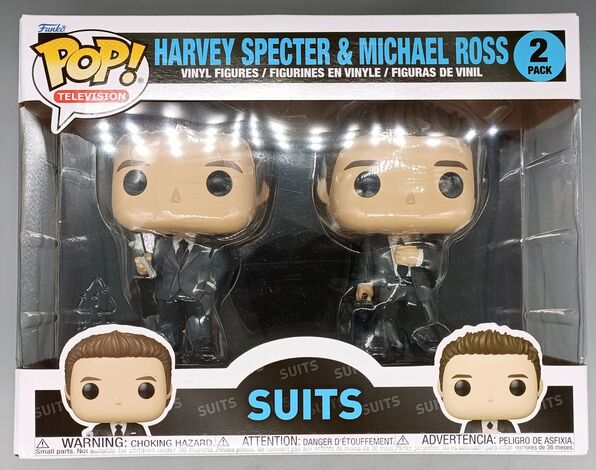 2 Pack Harvey Specter & Michael Ross - Suits