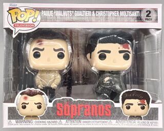 2 Pack Paulie "Walnuts" Gualtieri & Christopher - Sopranos