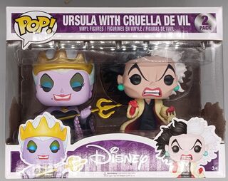 [2 Pack] Ursula with Cruella De Vil - Disney