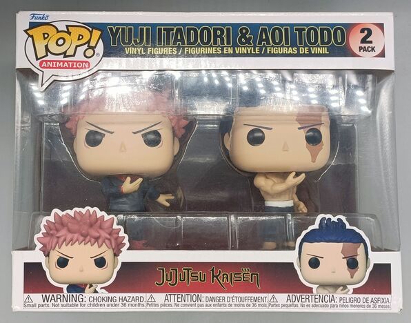 [2 Pack] Yuji Itadori & Aoi - Jujutsu Kaisen - BOX DAMAGE