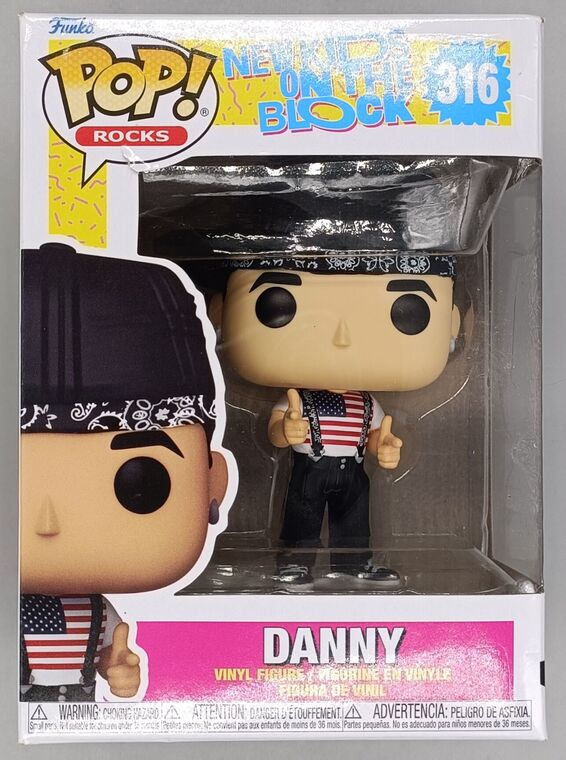 #316 Danny Rocks - New Kids on the Block - BOX DAMAGE