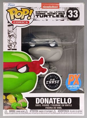 #33 Donatello B&W Chase TMNT Teenage Mutant Ninja Tur DAMAGE
