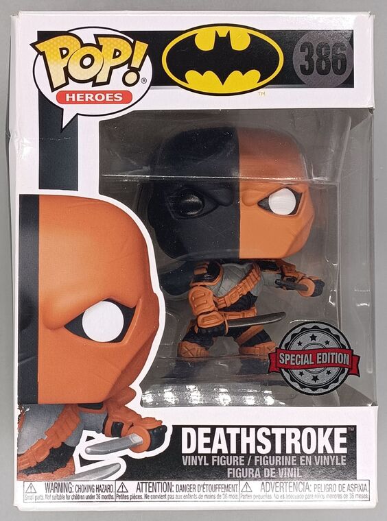 #386 Deathstroke - DC Batman - BOX DAMAGE