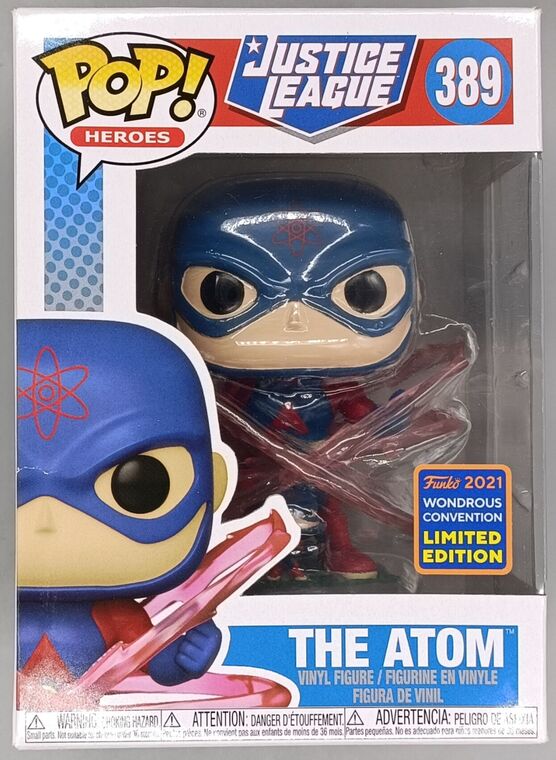 #389 The Atom - DC Justice League - 2021 Con Release DAMAGED