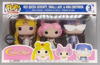 [3 Pack] Neo Queen Serenity, Small Lady, & King Endymion Pop