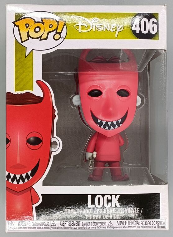 #406 Lock - Disney The Nightmare Before Christmas BOX DAMAGE