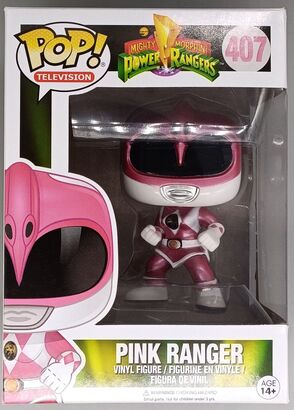 #407 Pink Ranger (Action Pose) Metallic Power Rangers DAMAGE