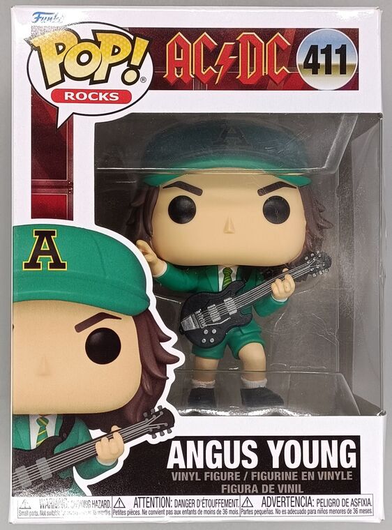 #411 Angus Young (Green) - AC/DC - Rocks - BOX DAMAGE
