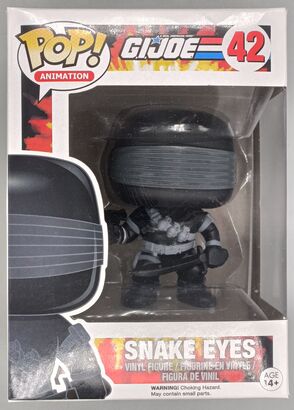 #42 Snake Eyes - G.I Joe - BOX DAMAGE