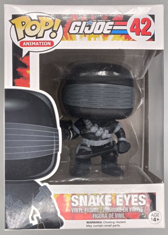 #42 Snake Eyes - G.I Joe - BOX DAMAGE