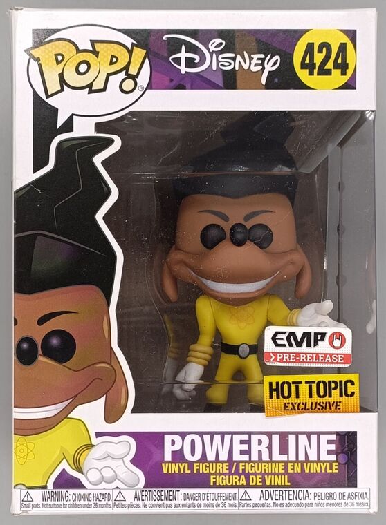 #424 Powerline - Disney A Goofy Movie - BOX DAMAGE