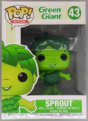 #43 Sprout - Ad Icons - Green Giant - BOX DAMAGE